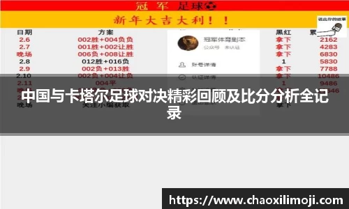 中国与卡塔尔足球对决精彩回顾及比分分析全记录